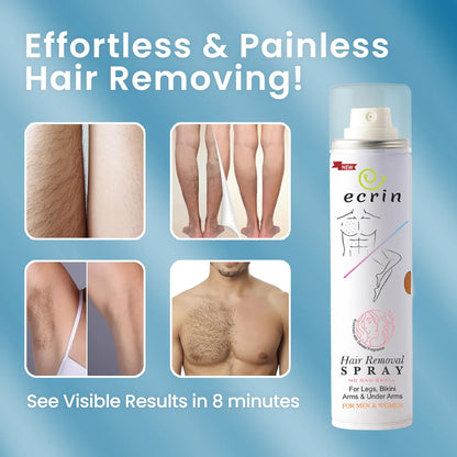 New Ecrin Hair Removal Foaming Spray - Advance Formula with Refreshing Fragrance (200ml)